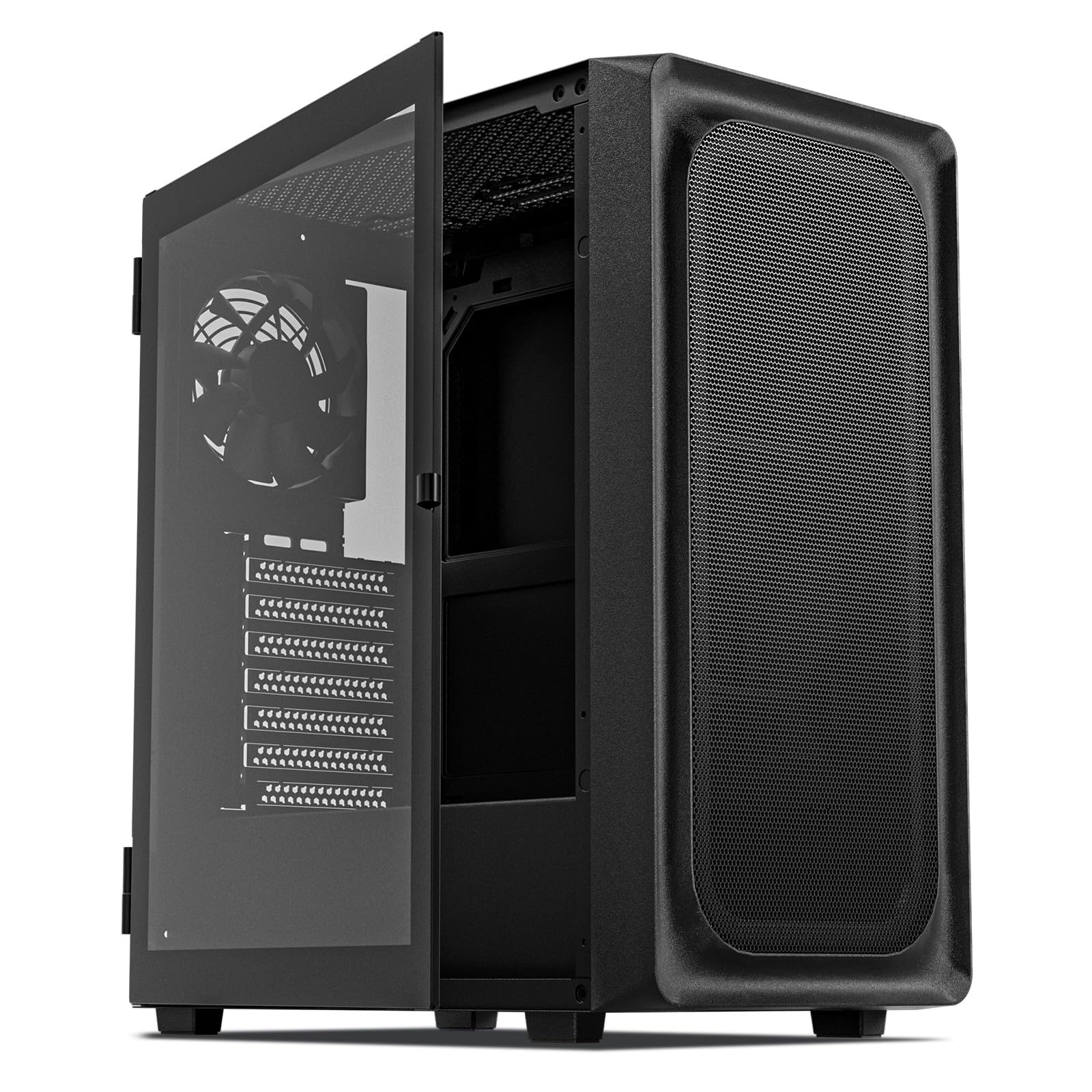 DARKROCK EC2 ATX Mid Tower Gaming Computer PC Case, Type-C Ready | Supports 50 S
