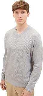 TOM TAILOR Men Basic V-Neck Sweater