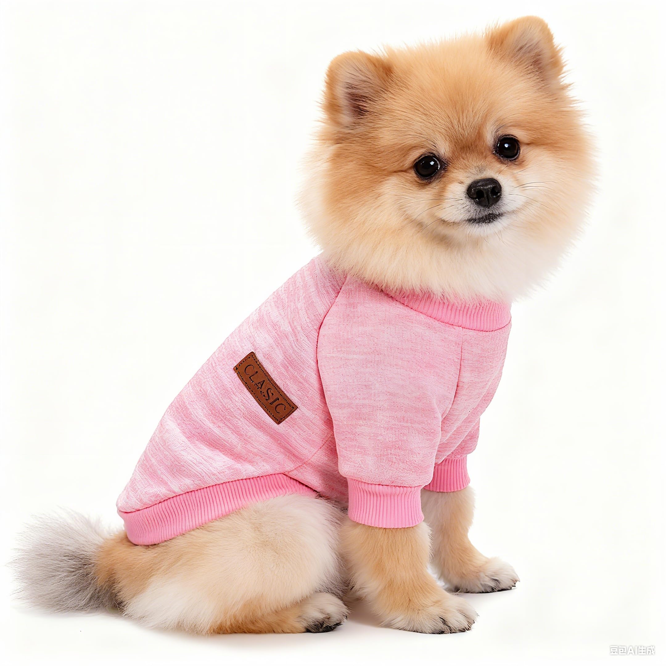 Soft Knitted Dog Sweater for Small Dogs Cats Winter Warm Clothes with Comfort Fi