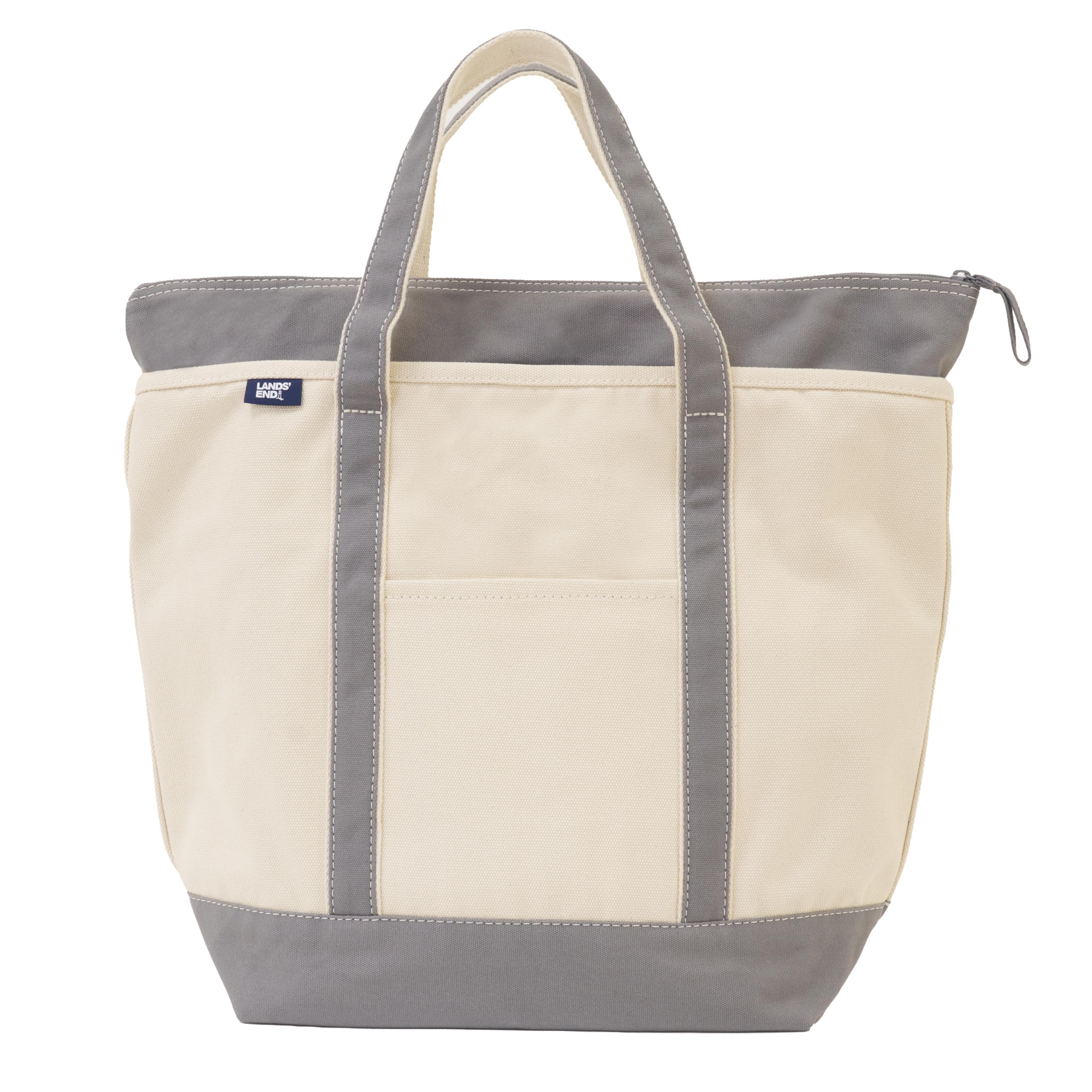 Lands' End Canvas Zip Tote Bag