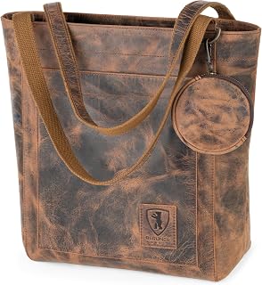 Berliner Bags Grand Sac Cabas Femme Seville en Cuir