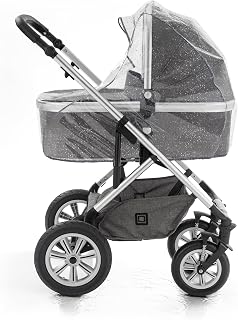 Zamboo Rain Cover for Pram Carrycot – Waterproof & Windproof Baby Raincover with Large Viewing Window – Easy Front Access