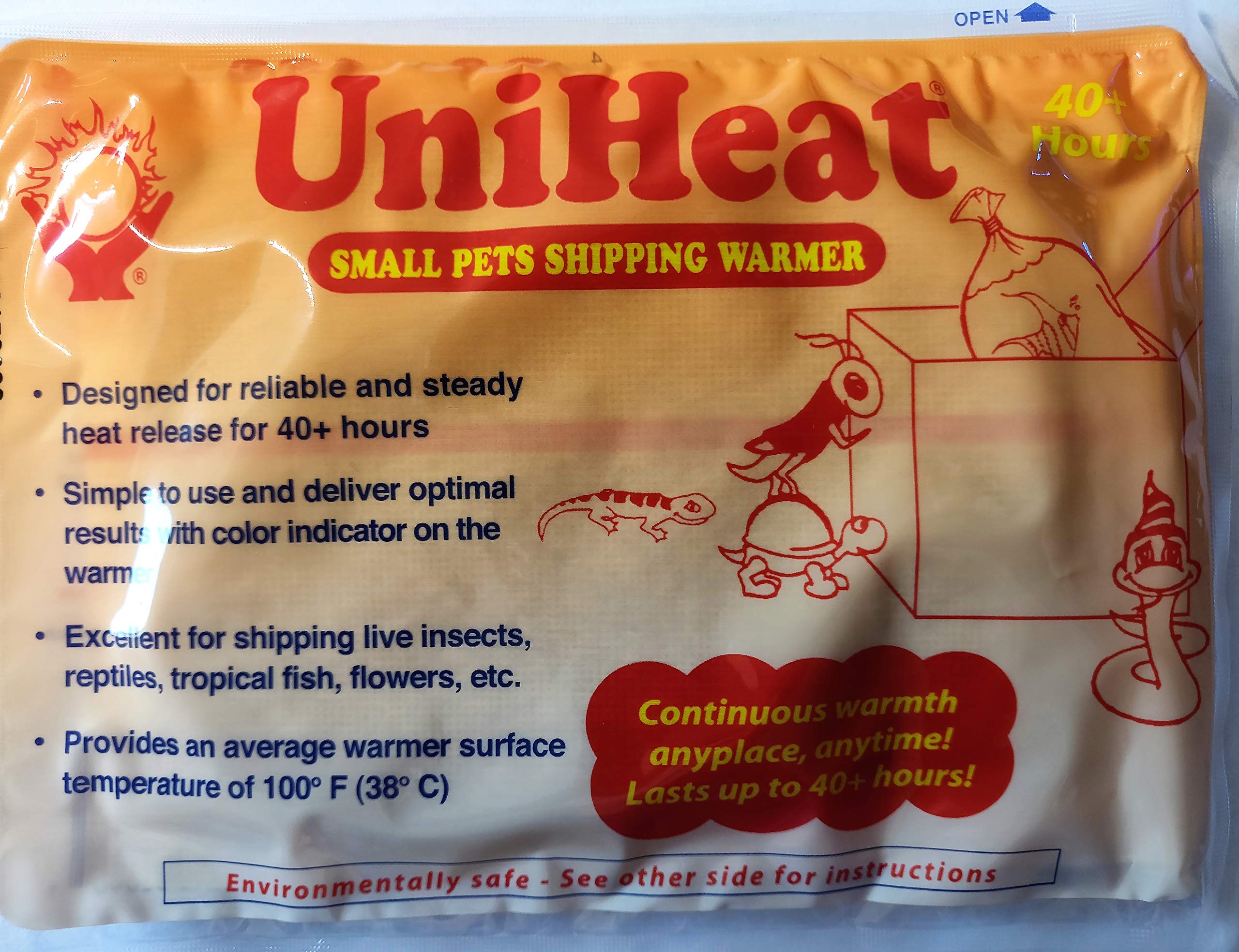 Uniheat Shipping Warmers, Heat Packs, 40 Hour - 24 Pack, for Overnight Shipping 