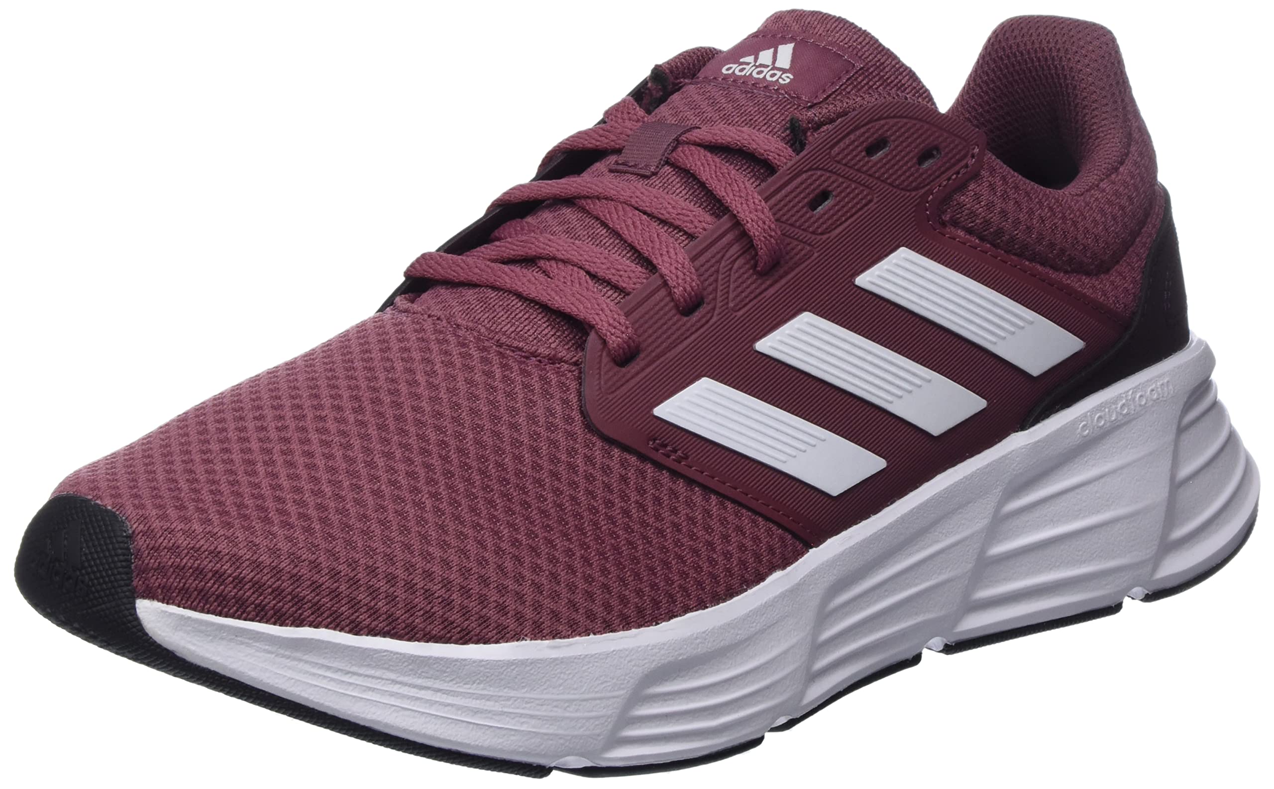 adidas Galaxy 6, Sneakers for Men, Multicoloured Quiet Crimson Cloud White Shado