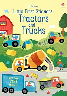 Little First Stickers Tractors and Trucks: Over 200 Stickers with Farm and Construction Scenes for Kids (Ages 3-5)
