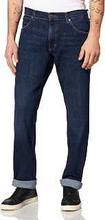 Wrangler - Men's Jeans - Straight Fit Regular - Greensboro - Light Blue Fade