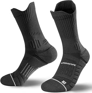 Rahhint Coolmax 3 Pack Kompressions Laufsocken Herren Damen