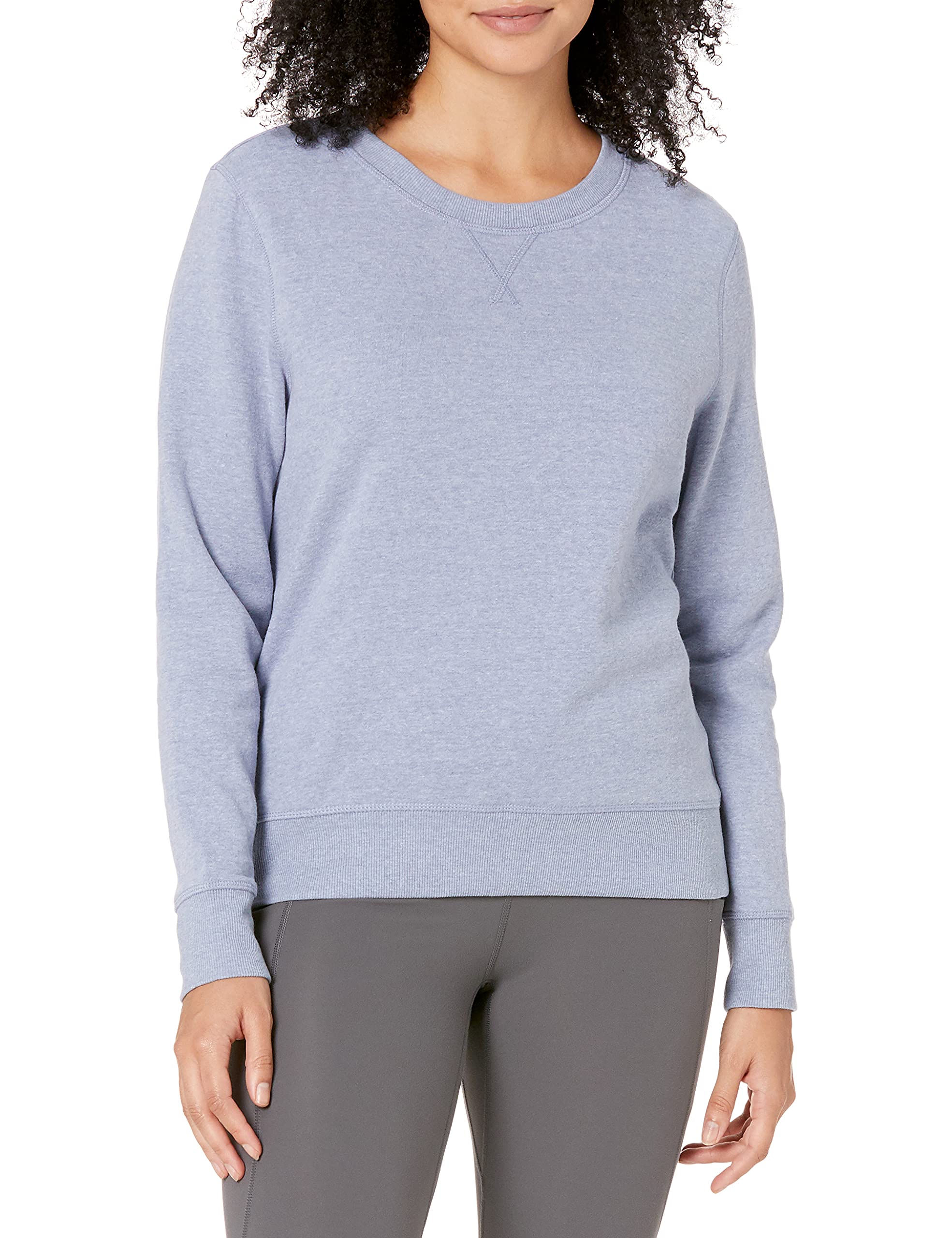 Amazon Essentials Ladies Fleece Pull Over Crew Neck Sweatshirt (Plus Size Availa
