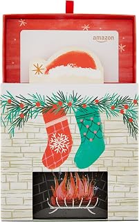 Amazon.ca Gift Card for any amount in a Santa Fireplace Gift Box