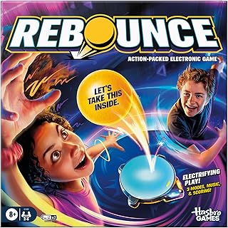 Rebounce Game | Indoor and Outdoor Electronic Action Game for Kids, Teens, and Adults | Ages 8+ | 2 to 6 Players | 10 Mins. | Family Travel Games (English Version)
