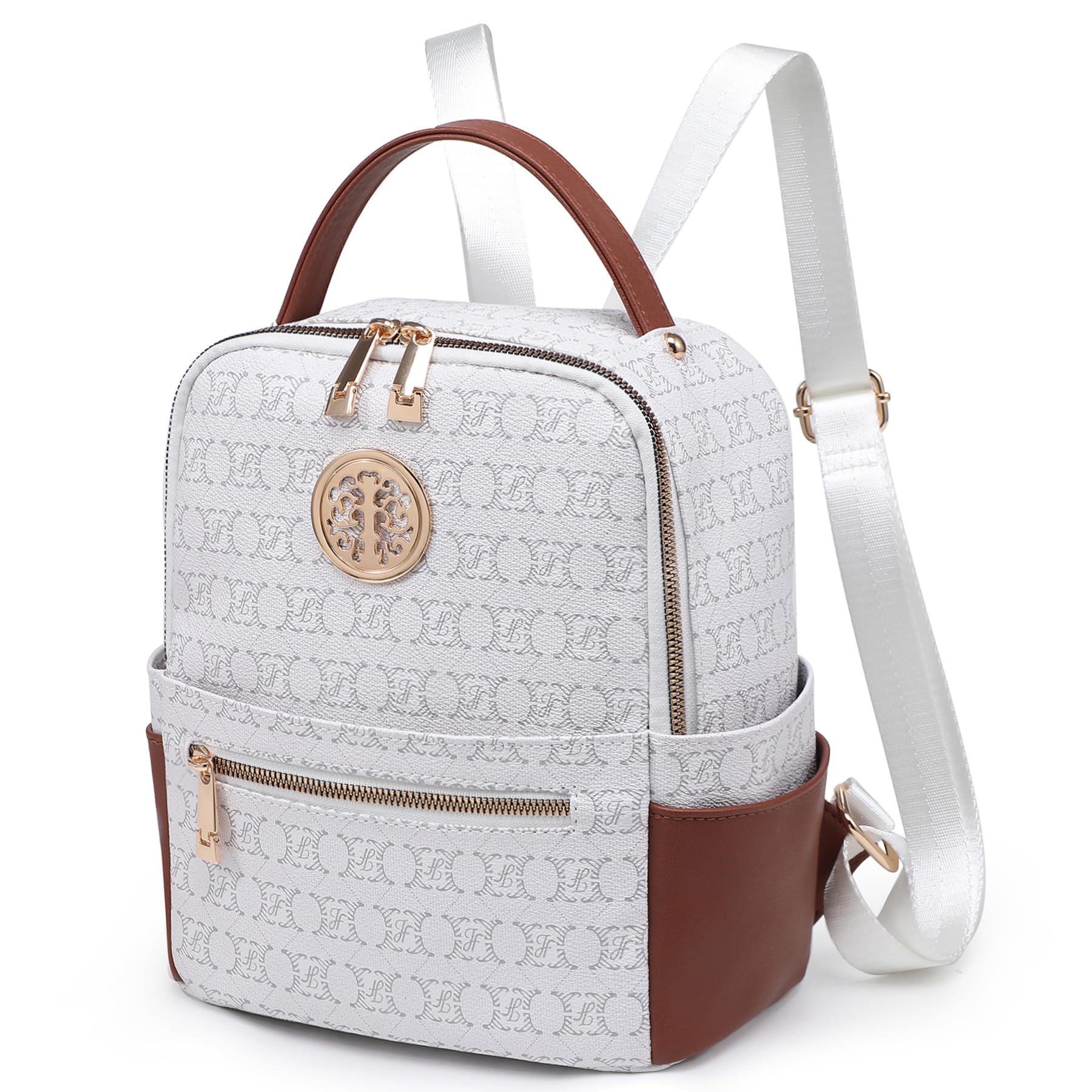 Small Backpack Purse for Women, Fashion Mini Backpack with Multi Pockets