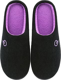 Mishansha Winter Warm Soft Slippers with Memory Foam, Unisex-Adult