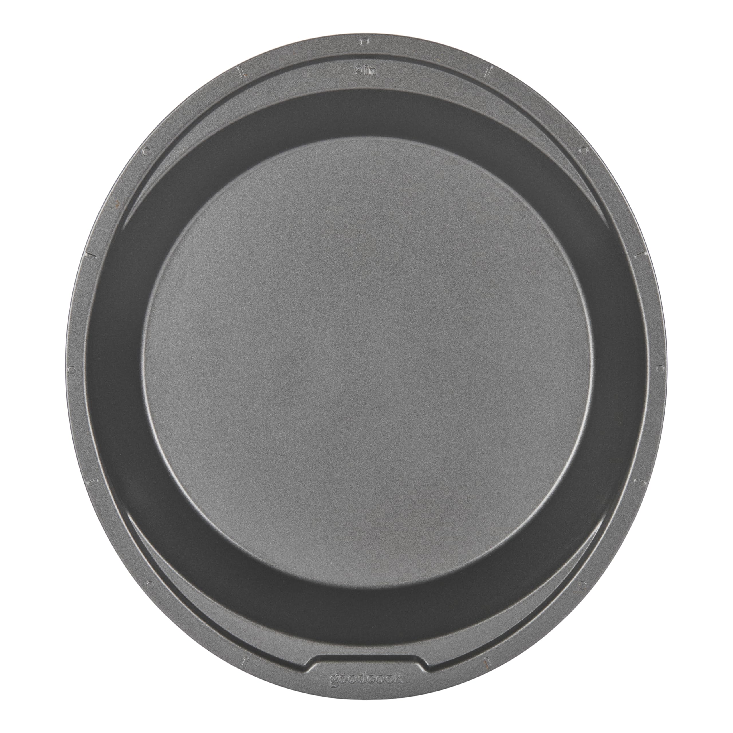 GoodCook Everyday Pie Pan Scratch-Resistant Nonstick Heavy Duty Steel Constructi