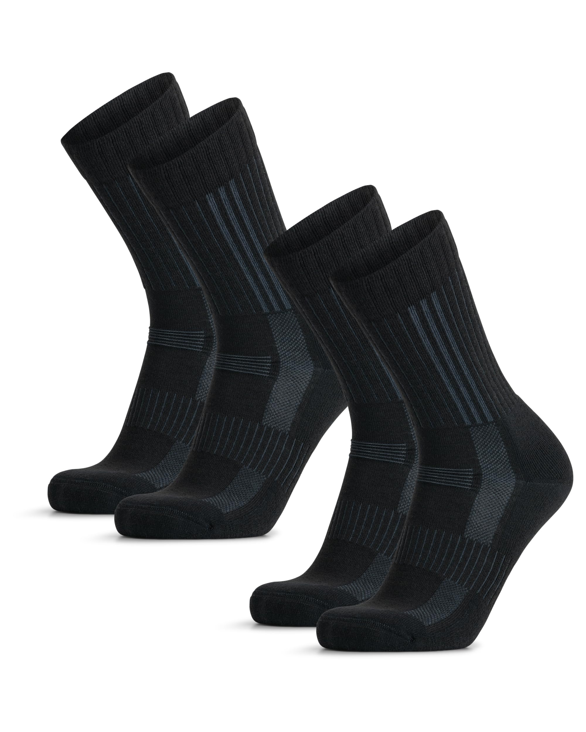 DANISH ENDURANCE Terrain Expert Pro Unisex Merino Wool Hiking Socks, Breathable 