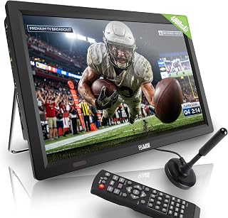 14inch Portable TV with Digital Tuner,Battery Operated TV with ATSC