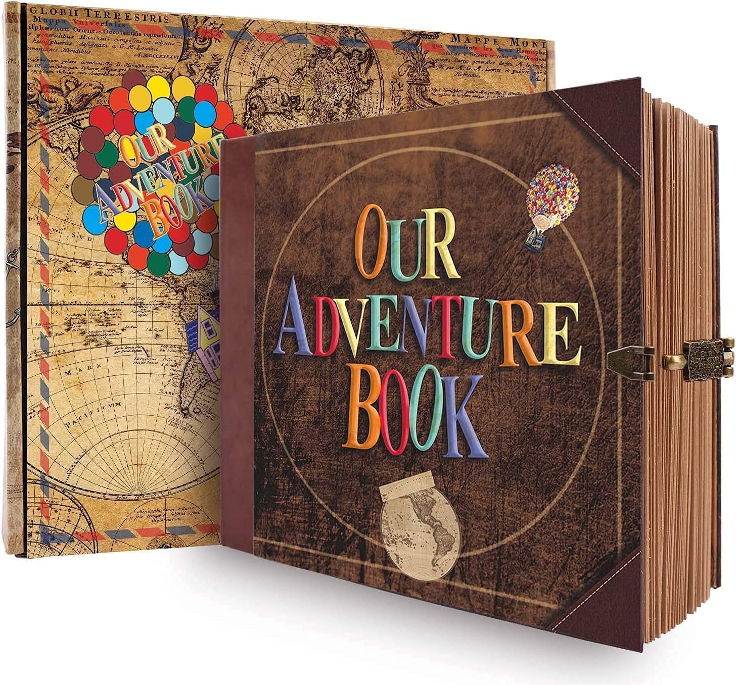 FEIYU BUY Our Adventure Book Vintage Scrapbook Journal | Travel memory album for