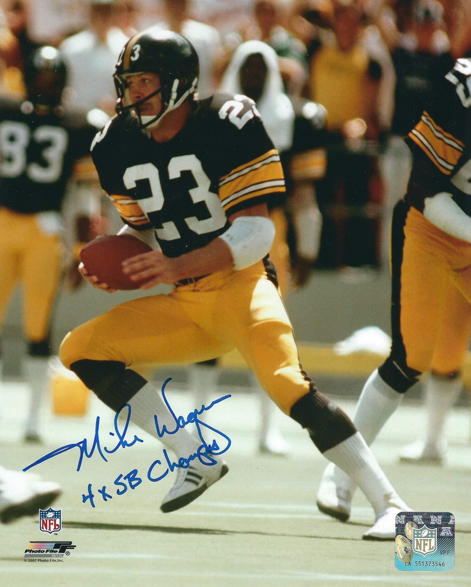 Autographed Mike Wagner Pittsburgh Steelers 8x10 Photo