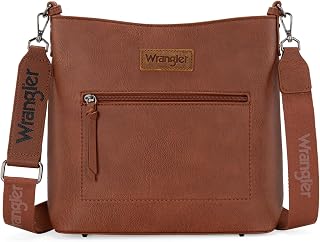 Wrangler クロスボディバッグ レディース 軽量ショルダーハンドバッグとハンドバッグ トラベルショルダーパース