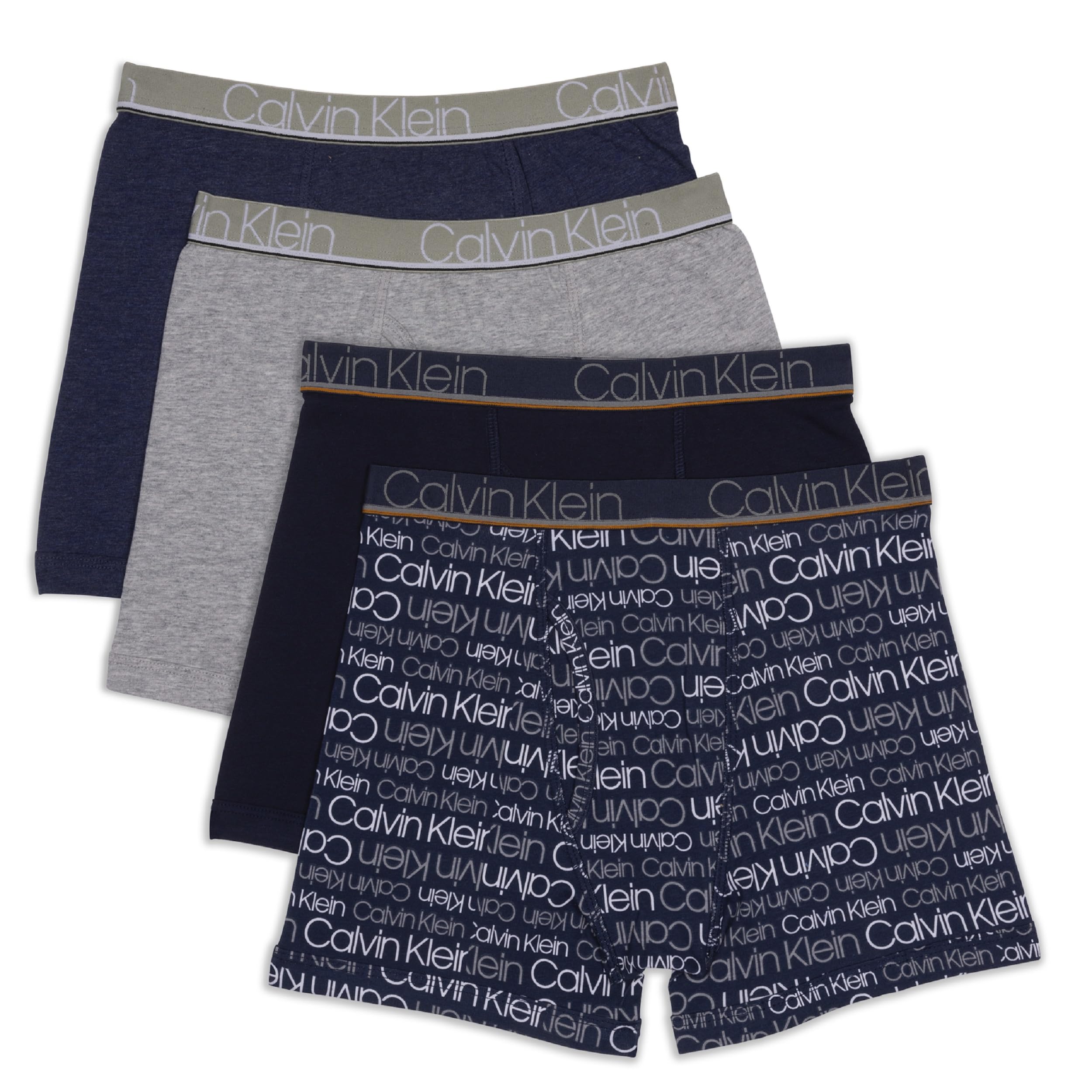 Calvin Klein Boys' Underwear Four Pack Boxer Brief Value Pack