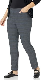 Briggs New York Plus Size Super Stretch Millenium Pocket Pull-On Pant - Women's Pants