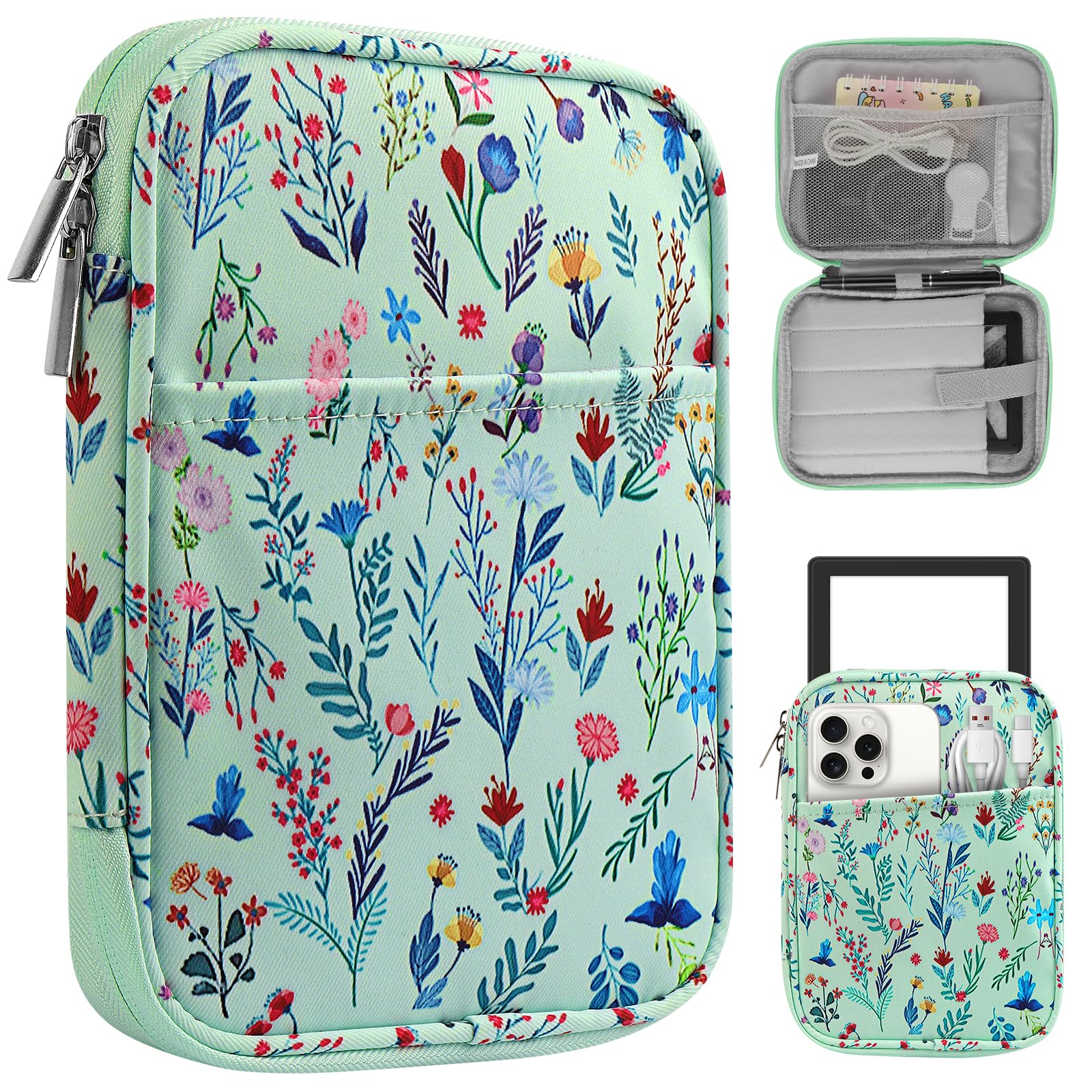 HoYiXi Universal Sleeve Bag for 6-6.8-7 inch E-Book Reader Compatible with 6.8" 
