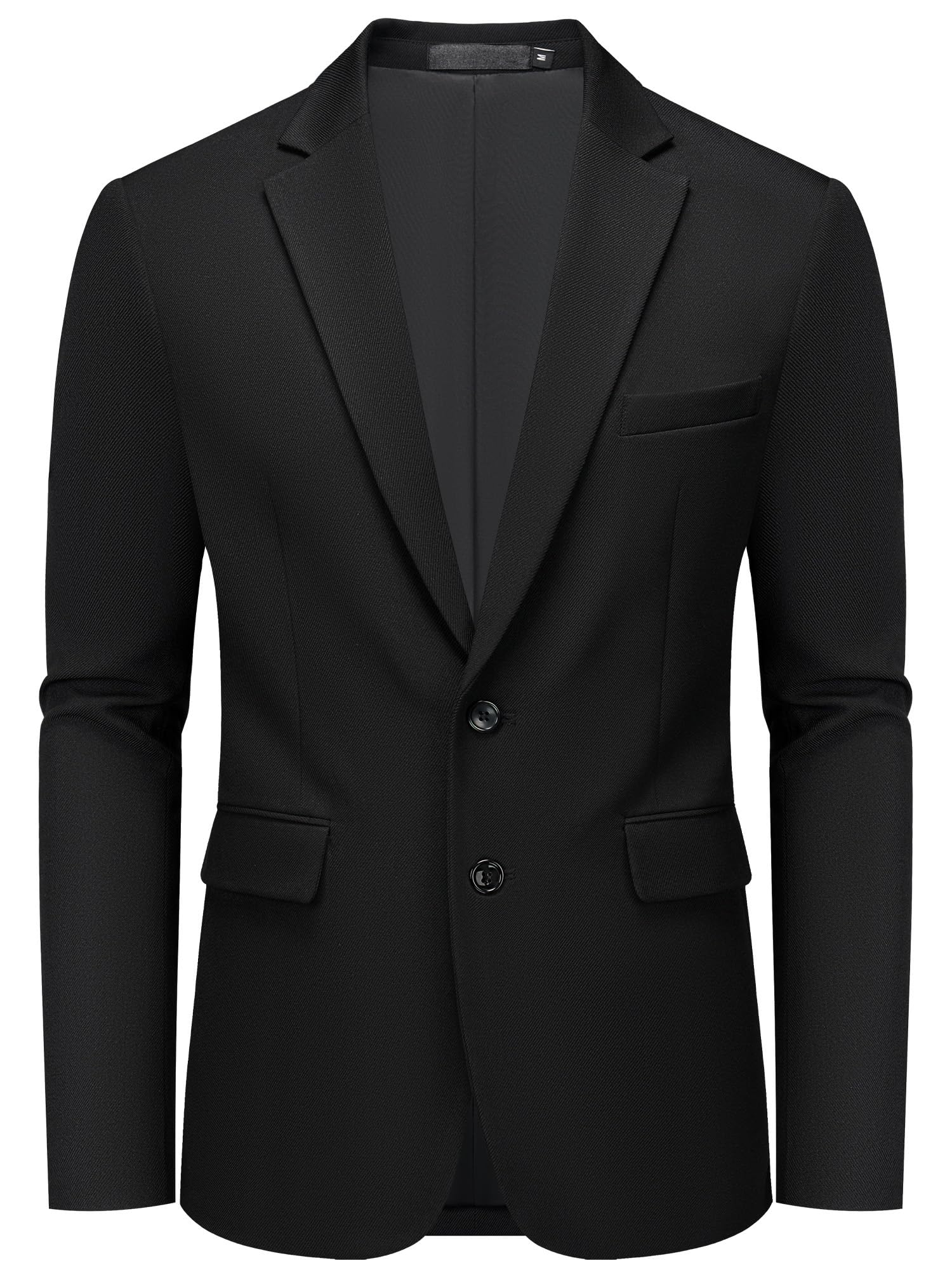 MAGE MALE Men's Casual Two Button Blazer Sport Coats Solid Color Jacket