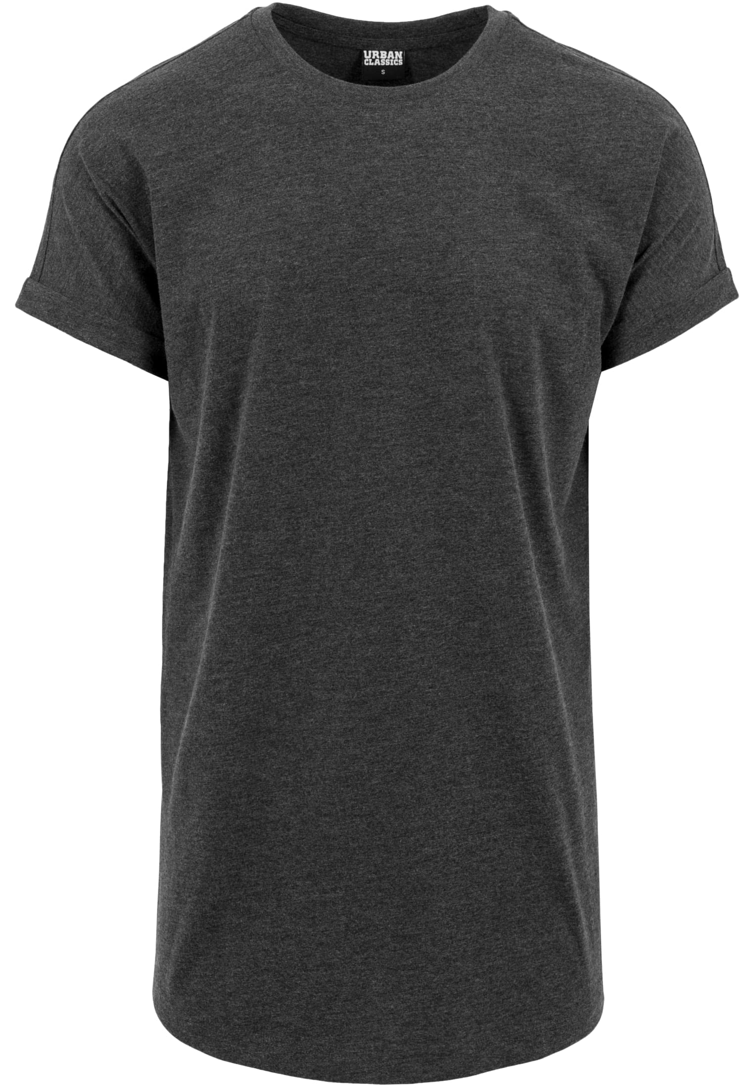 URBAN CLASSICS Men's Short Sleeve T-Shirt Long Tee Relaxed Look Cotton Round Nec