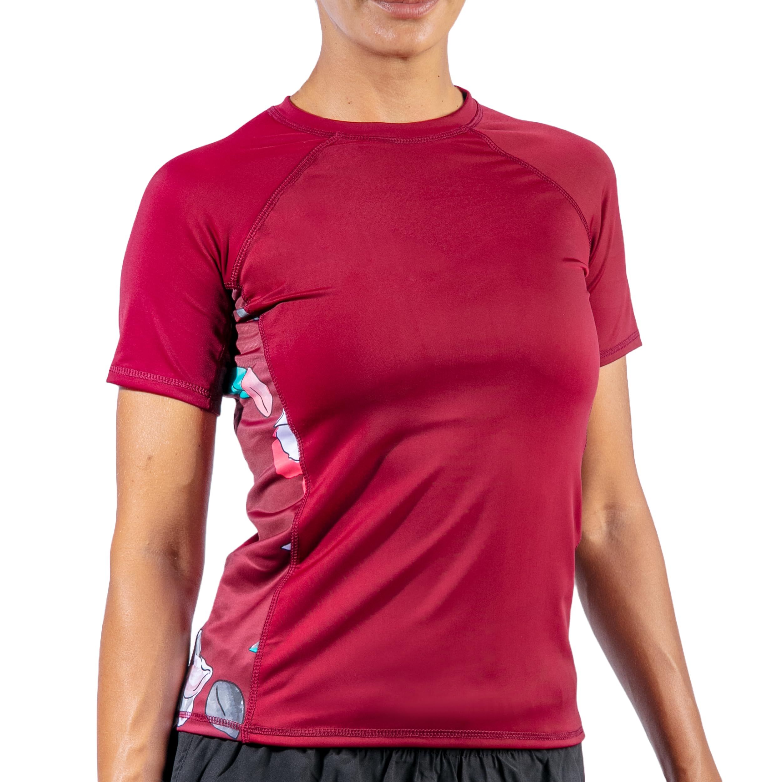 Kanu Surf Women's Breeze UPF 50+ Short Sleeved Active Rashguard & Workout Top