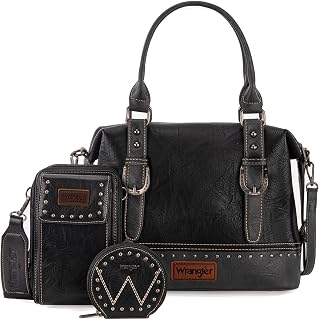 Wrangler Women's 3 Pack Top Handle Handbags Cell Phone Purse Purse