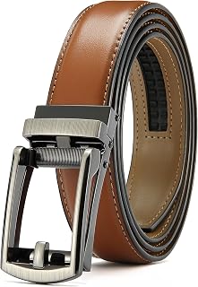 CHAOREN Mens Dress Belt - 1 1/4" Leather Ratchet Belt Comfort Click