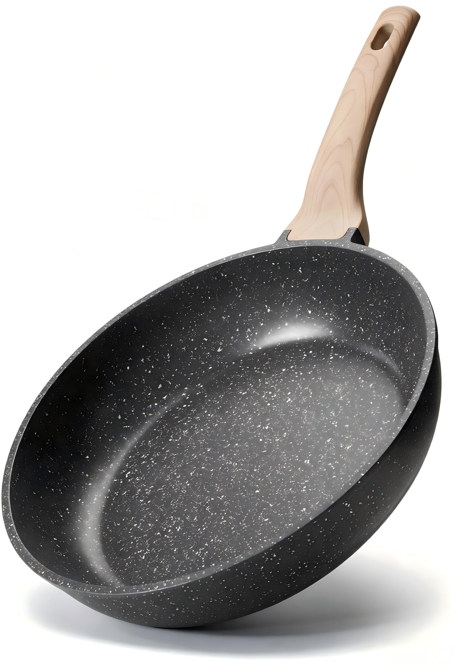 VEDNHOL 8 inch Nonstick Frying Pan Skillet, Non Stick Granite Fry Pans | Heat-Re