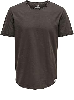 Only & Sons T-Shirt T-Shirts Long Line Fit Round Neck