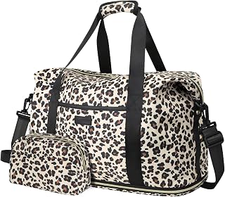 Capolo Expandable Travel Duffle Bag Weekender Overnight Bags for Women Men | 32L/43L Duffel Bag,Waterproof Carry on Bag,Hospital Bag for Labor Delivery,With Toiletry Bag,Gym,Airplane Travel