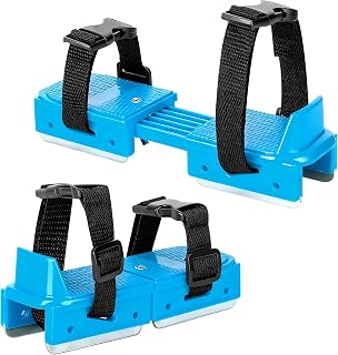 1 Pair Toddler Ice Skates- Adjustable Kids Ice Skates- Double Runner Ice Skates with Strap Fastening for Toddlers, Kids, Junior Skater
