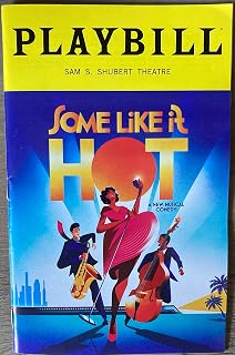 Brand New Color Broadway Playbill from Some Like It Hot at the Shubert Theatre starring Christian Borle J. Harrison Ghee Adrianna Hicks Adam Heller NaTasha Yvette Williams Kevin Del Aguila Playbill