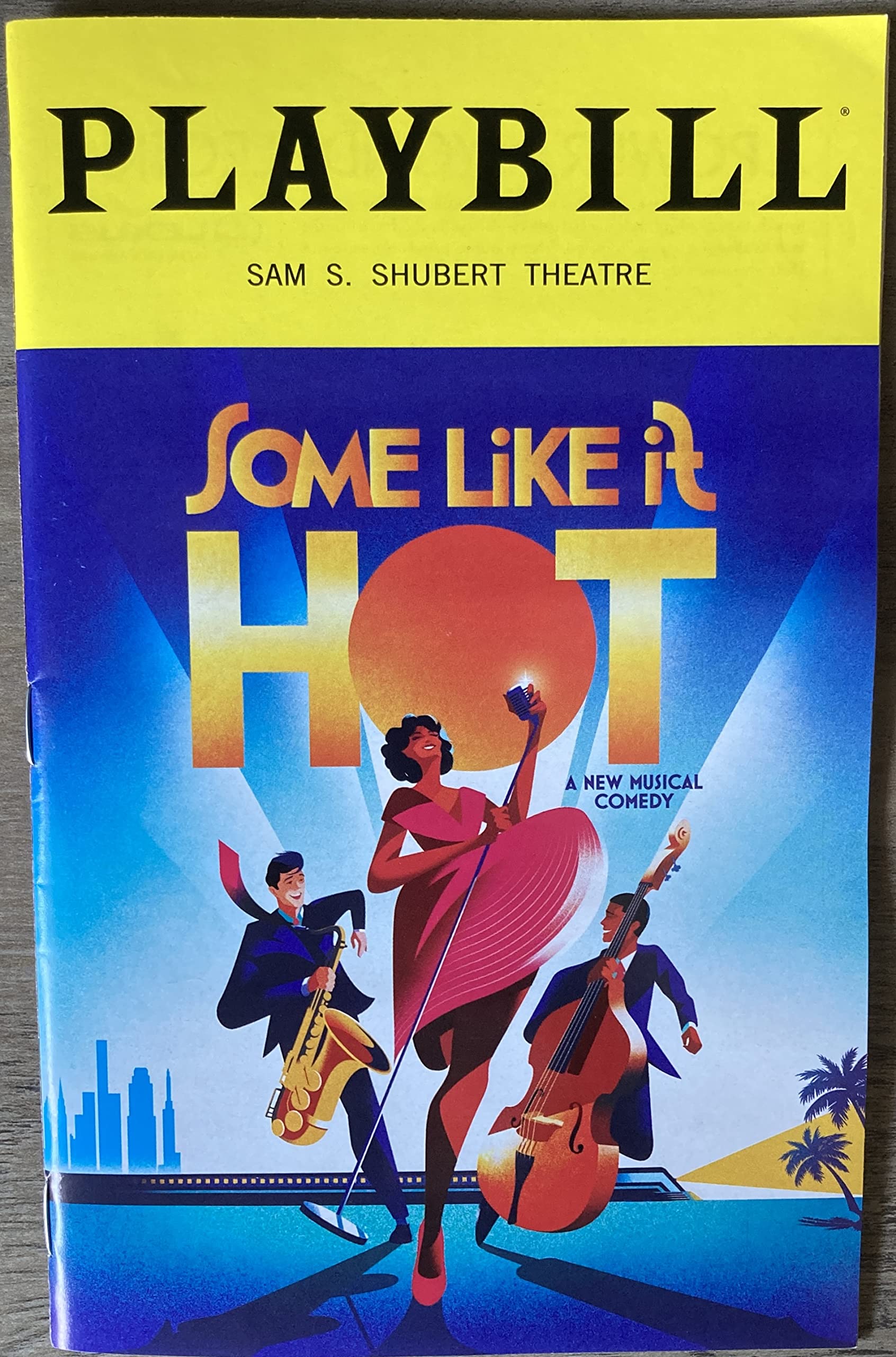 Brand New Color Broadway Playbill from Some Like It Hot at the Shubert Theatre s