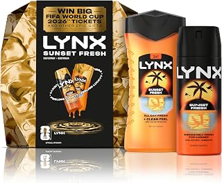 Lynx Gift Set Sunset Fresh Win Big with a body wash and body spray for a chance to win FIFA World Cup 2026™ tickets 2 piece
