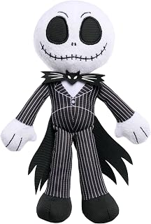 Disney Tim Burton's The Nightmare Before Christmas Small Plush Jack Skellington, Officially Licensed Kids Toys for Ages 3 Up, Gifts and Presents
