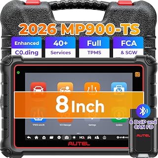 Autel MaxiPRO MP900-TS Scanner: 2026 Level-up of MP808S-TS, MP808BT Pro, MS906TS w/DoIP CAN-FD, 40+ Services, OE ECU Coding, TPMS Programming Relearn, Bi-Directional Test (Autel MP900-TS) G