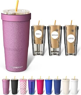 Frost Buddy ToGo Buddy 30 oz Insulated Tumbler and Cup Sleeve (Aurora) | Coffee Koozie, To Go Cup Koozie, Iced Coffee Insulated Sleeve