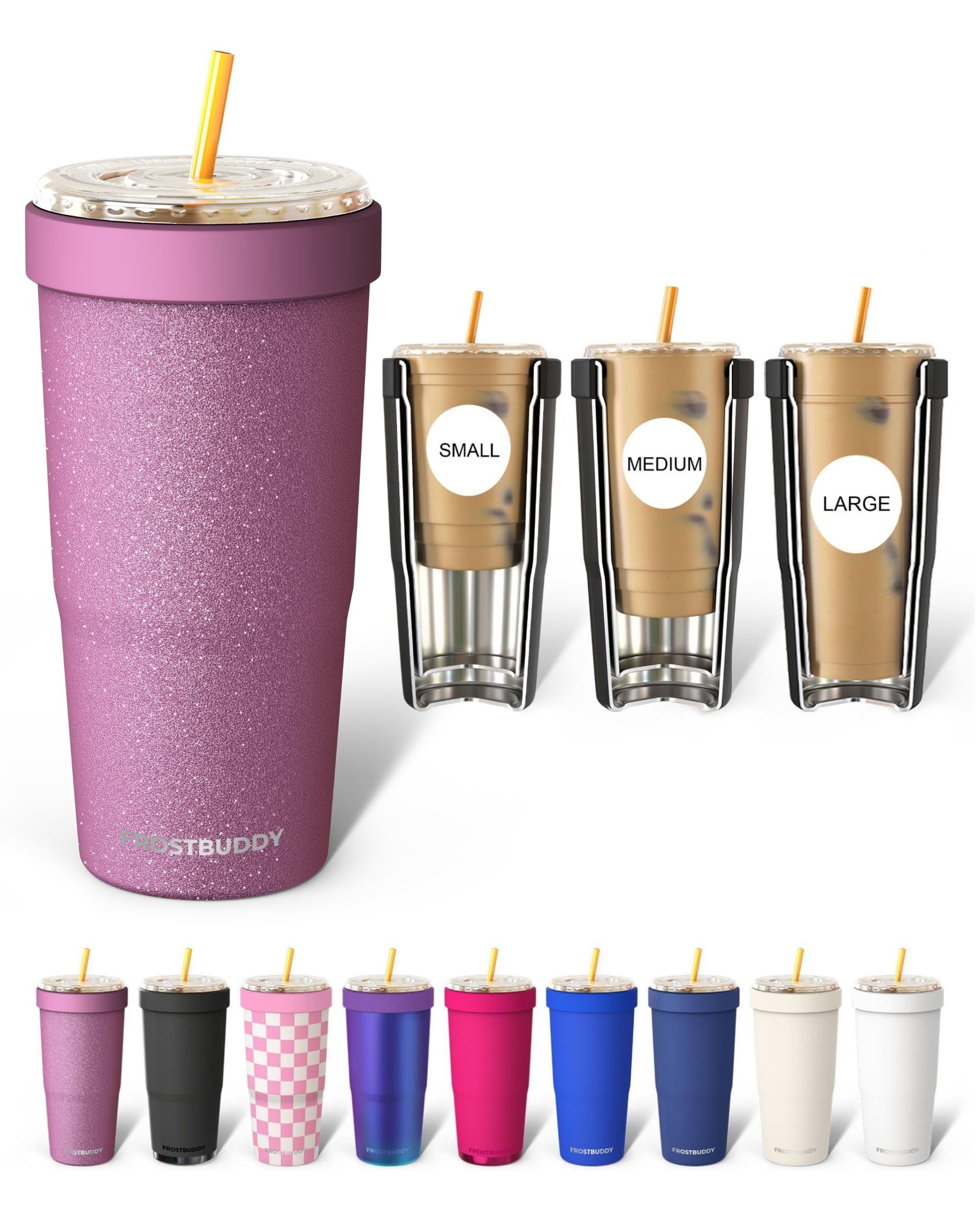 Frost Buddy ToGo Buddy 30 oz Insulated Tumbler and Cup Sleeve (Aurora) | Coffee 