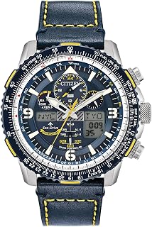 CITIZEN Men's Blue Angels Eco-Drive 45mm Stainless Steel JY8078-01L