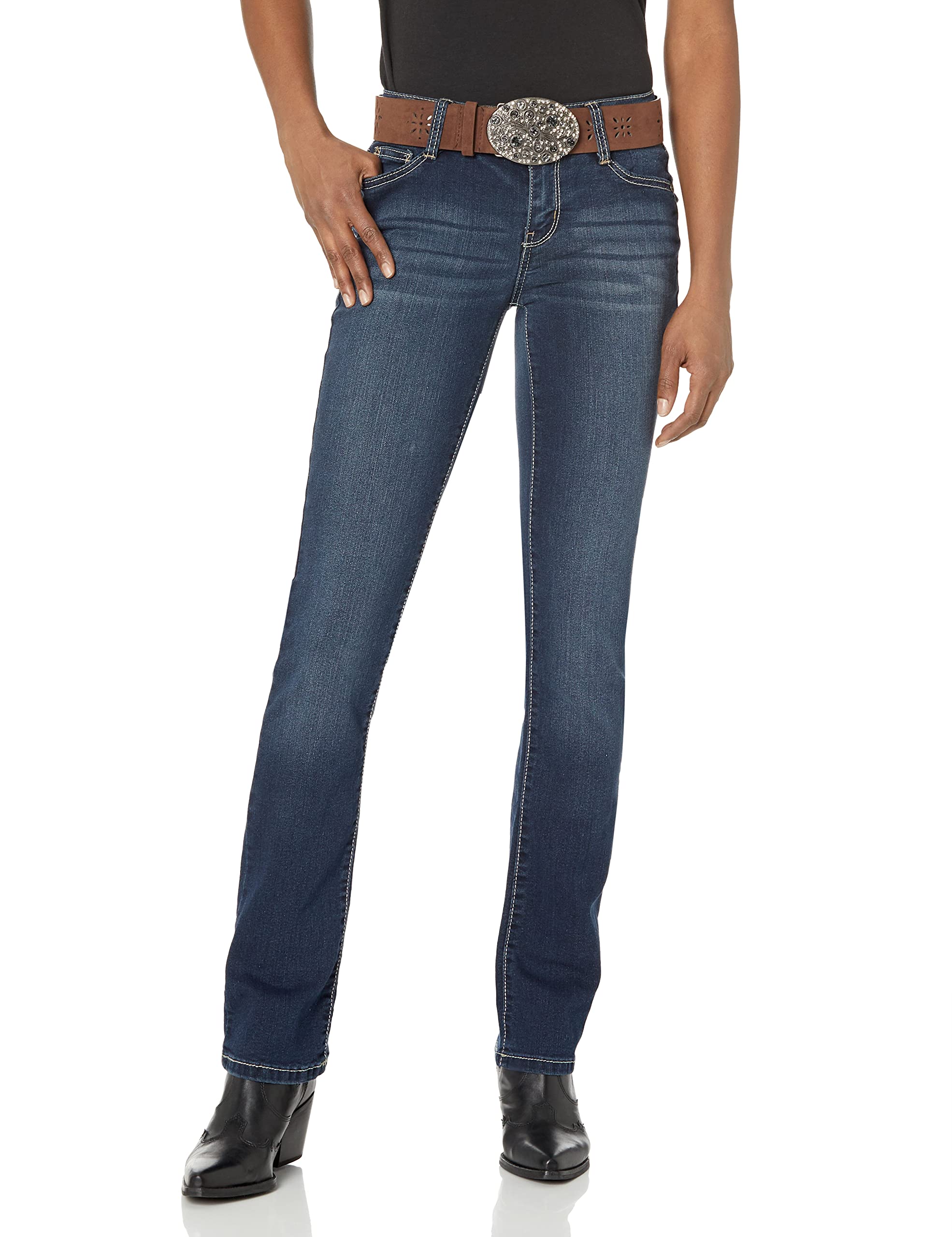 WallFlower Women's Instastretch Legendary Slim Bootcut Jeans, Kyle, 3
