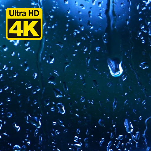 Rain Sounds for Sleeping Dark Screensaver