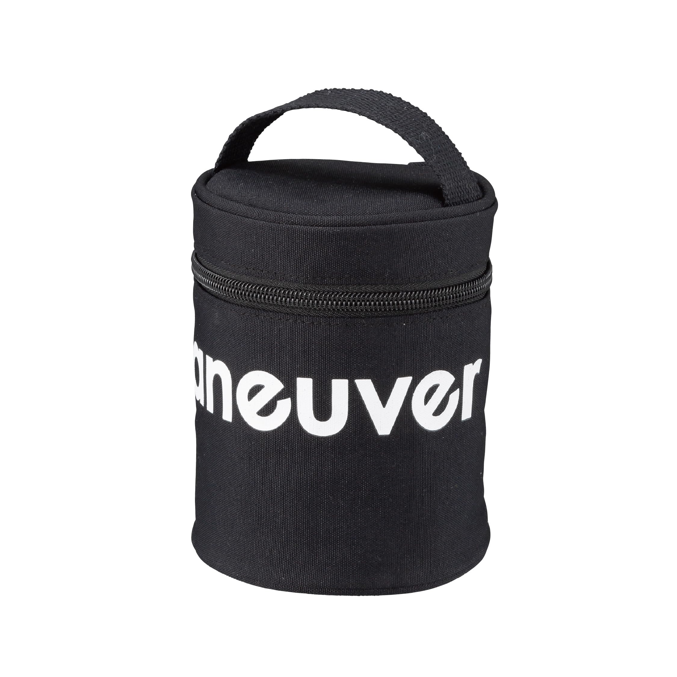 CB Japan Maneuver Soup Jar Pouch for 300-500ml with Cutlery Pocket, Black, Cool 