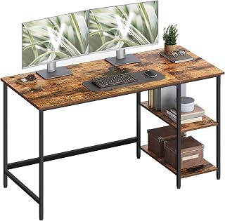 VASAGLE Computer Desk, Modern Writing Desk, 140 x 60 x 76 cm