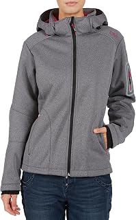 CMP 3A05396 Softshell giacca nera-red fluo, Frauen:46