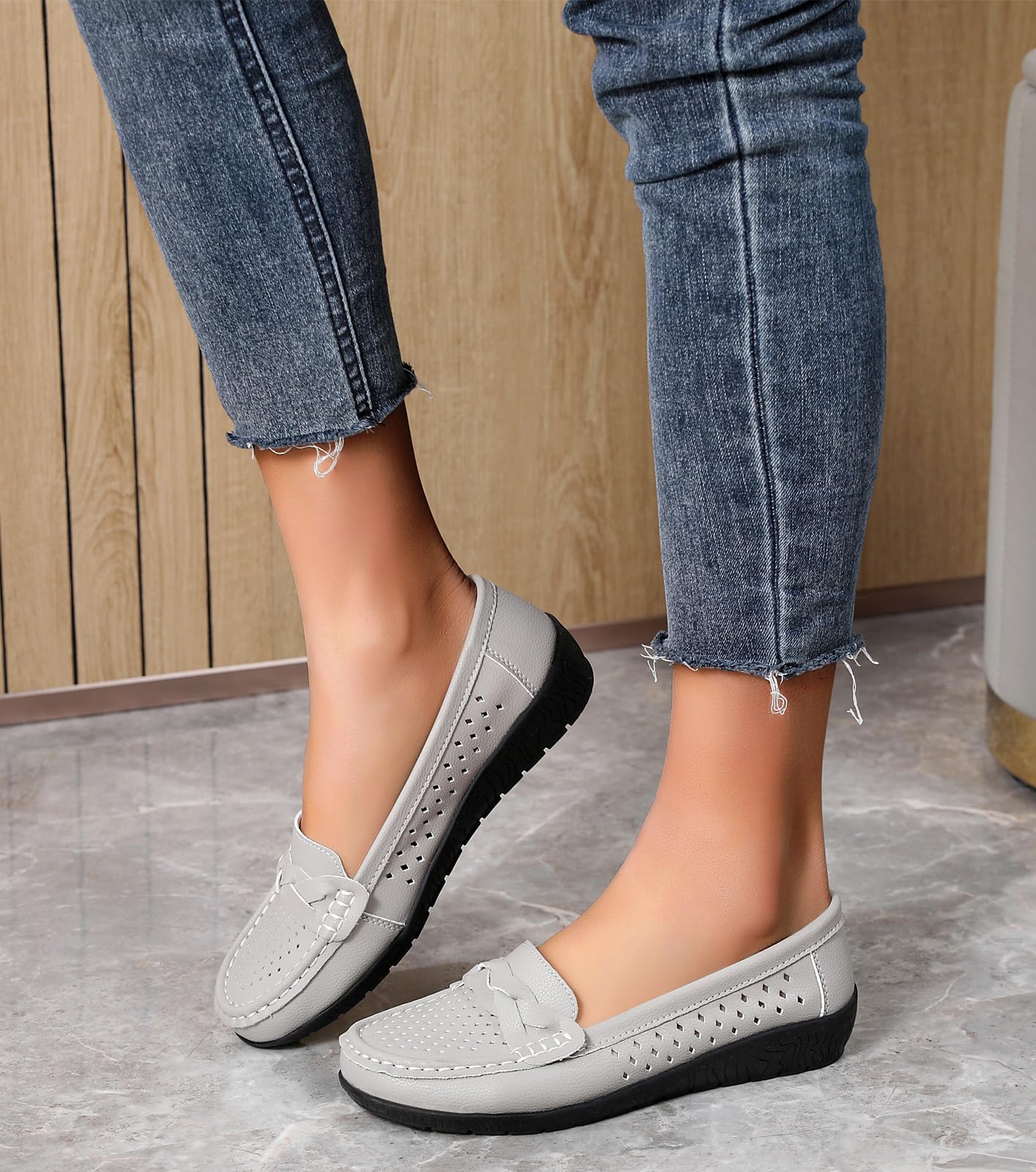 Loafers for Women Business Casual Shoes Comfortable Lightweight Penny Loafers Sl