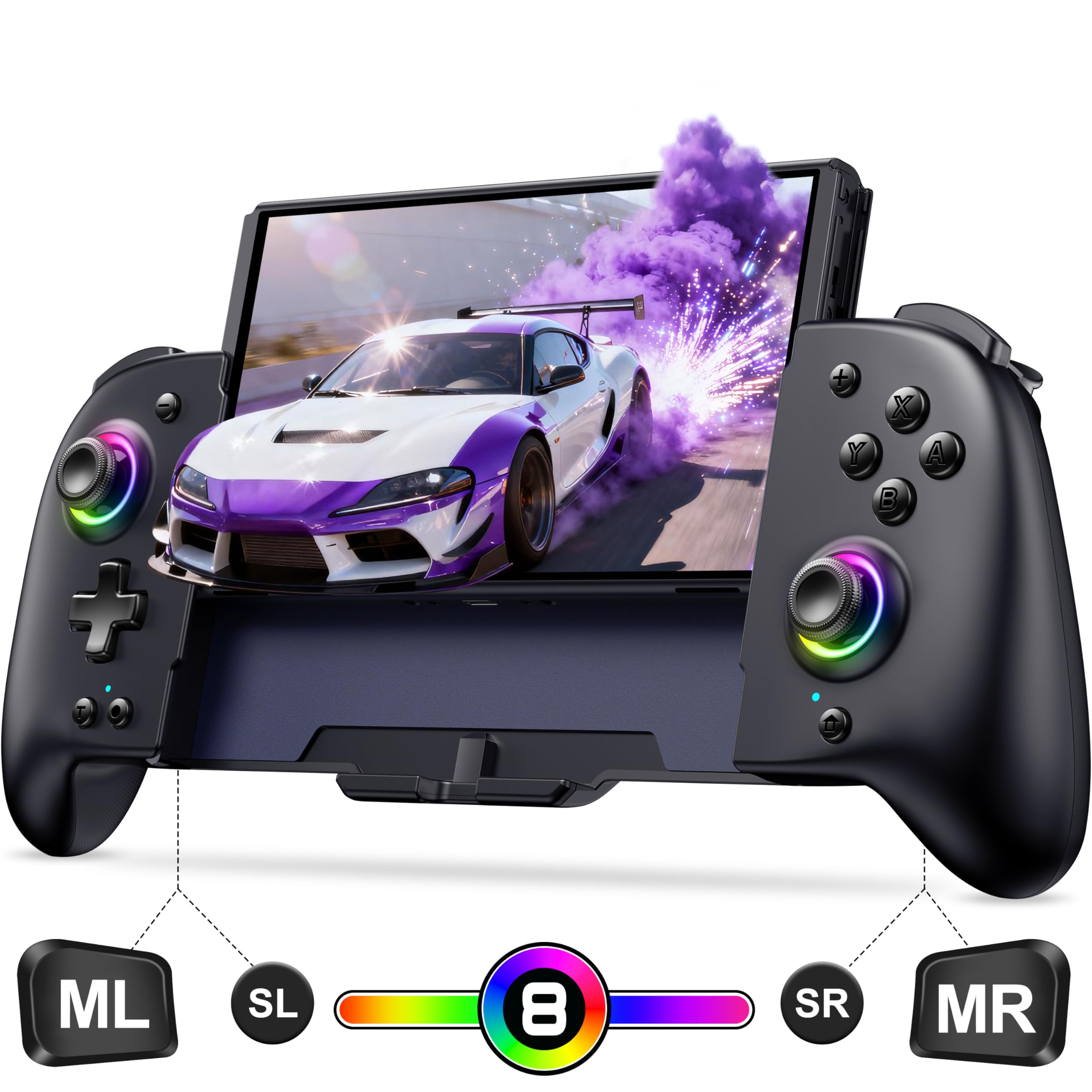 Spican Switch Controllers for Nintendo Switch/OLED Controller, Full-Size Switch 