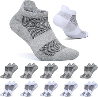 FALARY 10 Pairs Women's Men's Short Sports Socks